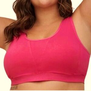 Torrid Curves Pink Bralette Sports Bra